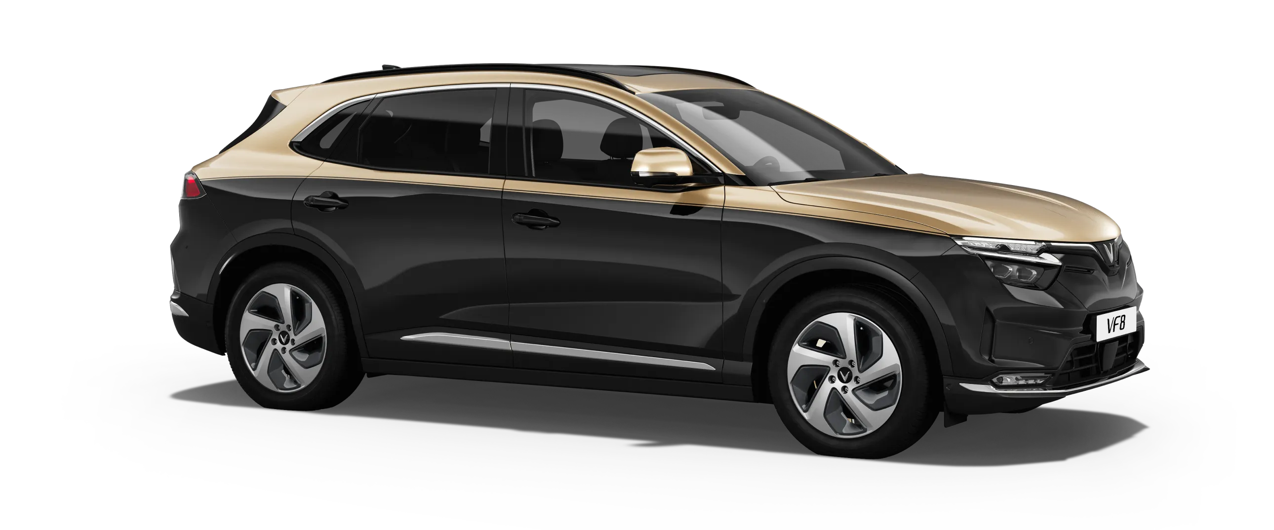 VinFast VF 8 Jet Black - Mystery Bronze Roof