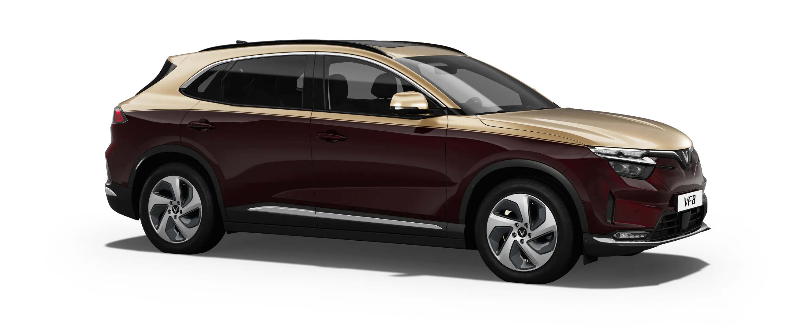 VinFast VF 8 Crimson Velvet - Mystery Bronze Roof